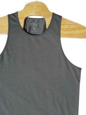BYLT Basics Lux Drop-Cut Tank Charcoal Mens XL